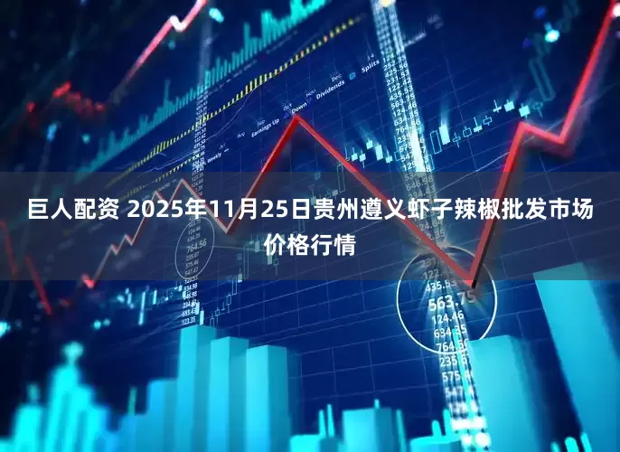 巨人配资 2025年11月25日贵州遵义虾子辣椒批发市场价格行情